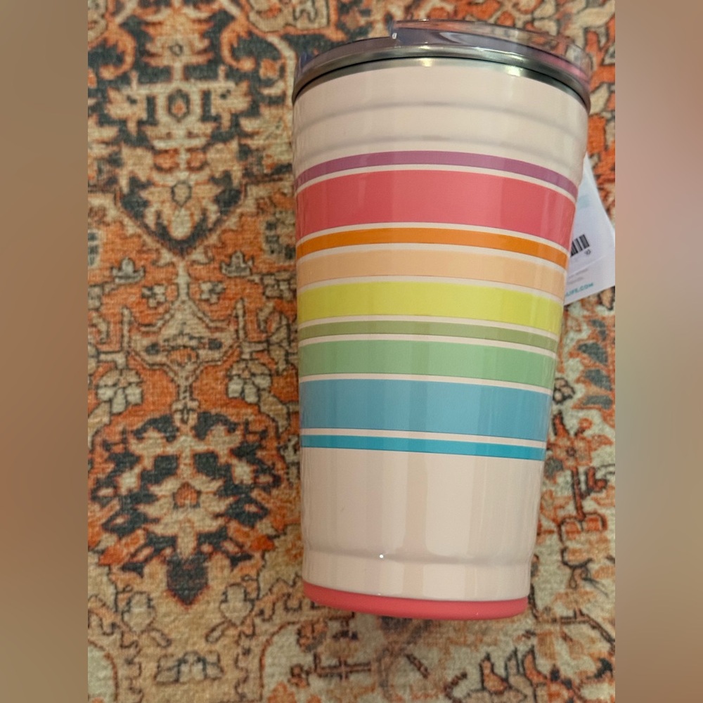 Swig Life 24oz Tumbler/Insulated Party Cup in Good Vibrations & Comes with Tags - Picture 9 of 12